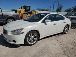 Salvage cars for sale at Oklahoma City, OK auction: 2014 Nissan Maxima S