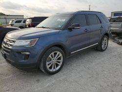 Salvage cars for sale from Copart Haslet, TX: 2018 Ford Explorer XLT