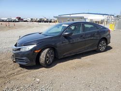 Honda salvage cars for sale: 2017 Honda Civic EX