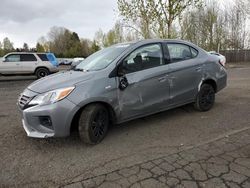 Salvage cars for sale from Copart Portland, OR: 2022 Mitsubishi Mirage G4 ES