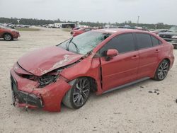 Salvage cars for sale at Houston, TX auction: 2020 Toyota Corolla SE