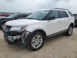 Salvage cars for sale at San Antonio, TX auction: 2018 Ford Explorer XLT