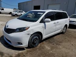 Salvage cars for sale from Copart Jacksonville, FL: 2011 Toyota Sienna XLE