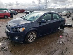 Salvage cars for sale from Copart Elgin, IL: 2015 Chevrolet Sonic LT