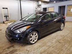 Salvage cars for sale at Dyer, IN auction: 2013 Hyundai Elantra GLS