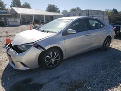 Salvage cars for sale from Copart Prairie Grove, AR: 2015 Toyota Corolla L