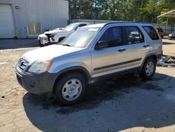 Salvage cars for sale at Austell, GA auction: 2005 Honda CR-V LX