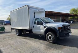 Salvage trucks for sale at Sacramento, CA auction: 2010 Ford F550 Super Duty