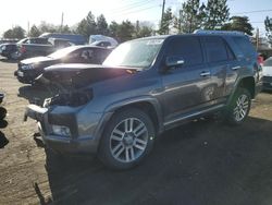 Salvage cars for sale at Denver, CO auction: 2010 Toyota 4runner SR5