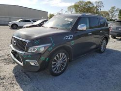 Salvage cars for sale at Gastonia, NC auction: 2016 Infiniti QX80