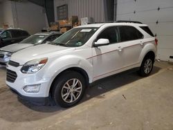 Salvage cars for sale from Copart West Mifflin, PA: 2016 Chevrolet Equinox LT