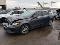 Salvage cars for sale at Kansas City, KS auction: 2019 Ford Fusion SE