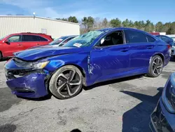 Salvage cars for sale from Copart Exeter, RI: 2019 Honda Accord Sport