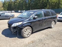 Salvage cars for sale at Graham, WA auction: 2014 Toyota Sienna XLE