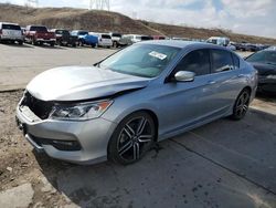 Honda salvage cars for sale: 2016 Honda Accord Sport