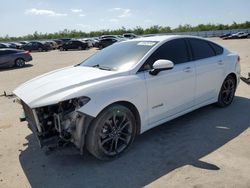 Salvage cars for sale at Fresno, CA auction: 2018 Ford Fusion SE Hybrid