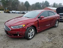 Ford Fusion SE salvage cars for sale: 2018 Ford Fusion SE