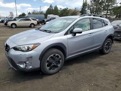 Subaru salvage cars for sale: 2021 Subaru Crosstrek Premium