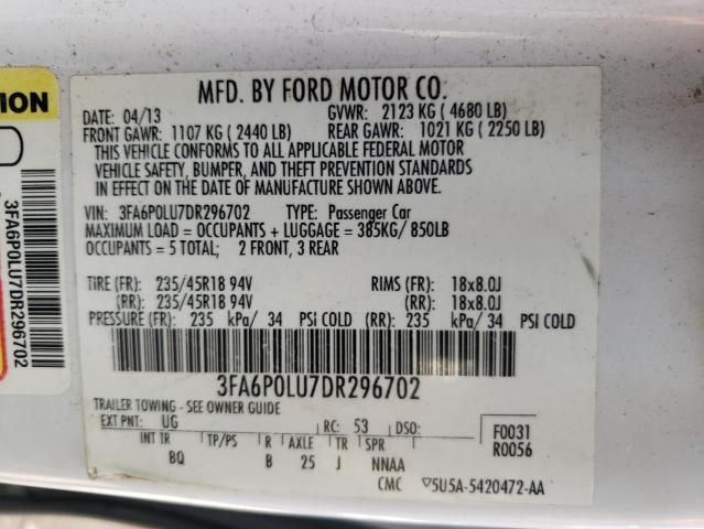 2013 Ford Fusion SE Hybrid