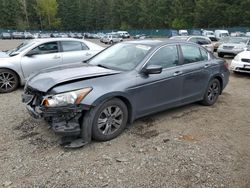 Salvage cars for sale from Copart Graham, WA: 2012 Honda Accord LXP