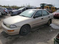 Salvage cars for sale at Duryea, PA auction: 1995 Chevrolet 1995 GEO Prizm Base