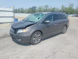 Salvage cars for sale at Lumberton, NC auction: 2016 Honda Odyssey Touring