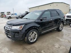 Salvage cars for sale at Haslet, TX auction: 2018 Ford Explorer Limited