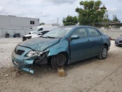 Salvage cars for sale from Copart Opa Locka, FL: 2010 Toyota Corolla Base