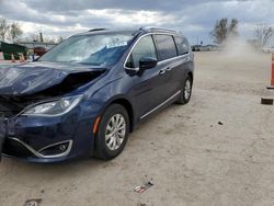 Salvage cars for sale at Pekin, IL auction: 2018 Chrysler Pacifica Touring L Plus