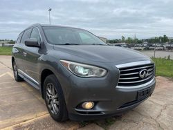Salvage cars for sale from Copart Oklahoma City, OK: 2015 Infiniti QX60