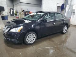 Salvage cars for sale from Copart Ham Lake, MN: 2014 Nissan Sentra S