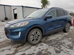 Salvage cars for sale at Tulsa, OK auction: 2020 Ford Escape SEL