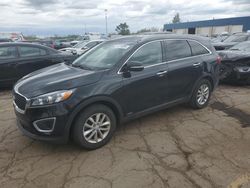 Salvage cars for sale from Copart Woodhaven, MI: 2018 KIA Sorento LX