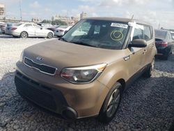 Salvage cars for sale from Copart New Orleans, LA: 2015 KIA Soul
