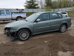 Salvage cars for sale from Copart Davison, MI: 2004 Subaru Legacy L Special