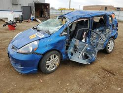 Salvage cars for sale from Copart Bismarck, ND: 2007 Honda FIT S