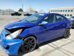 Salvage cars for sale at Littleton, CO auction: 2013 Hyundai Accent GLS