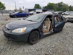 Salvage cars for sale from Copart Mebane, NC: 2005 Honda Accord LX