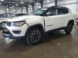 Jeep Compass salvage cars for sale: 2020 Jeep Compass Trailhawk
