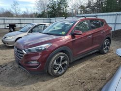 Salvage cars for sale from Copart Lyman, ME: 2016 Hyundai Tucson Limited