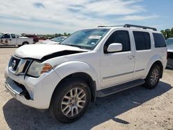 Salvage cars for sale at Houston, TX auction: 2012 Nissan Pathfinder S
