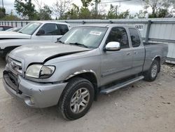 Salvage cars for sale from Copart Riverview, FL: 2003 Toyota Tundra Access Cab SR5