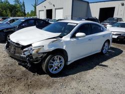 Salvage cars for sale at Savannah, GA auction: 2011 Nissan Maxima S