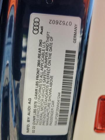 2022 Audi A7 Premium