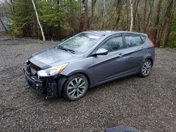 Salvage cars for sale from Copart Bowmanville, ON: 2017 Hyundai Accent SE