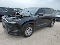 Salvage cars for sale at San Antonio, TX auction: 2024 Toyota Grand Highlander XLE