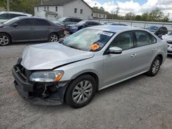 Salvage cars for sale at York Haven, PA auction: 2013 Volkswagen Passat S