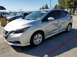 Salvage cars for sale at Rancho Cucamonga, CA auction: 2019 Nissan Leaf S
