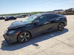 Salvage cars for sale at Grand Prairie, TX auction: 2016 Honda Civic Touring
