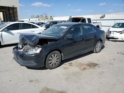 Salvage cars for sale from Copart Kansas City, KS: 2013 Volkswagen Jetta Base